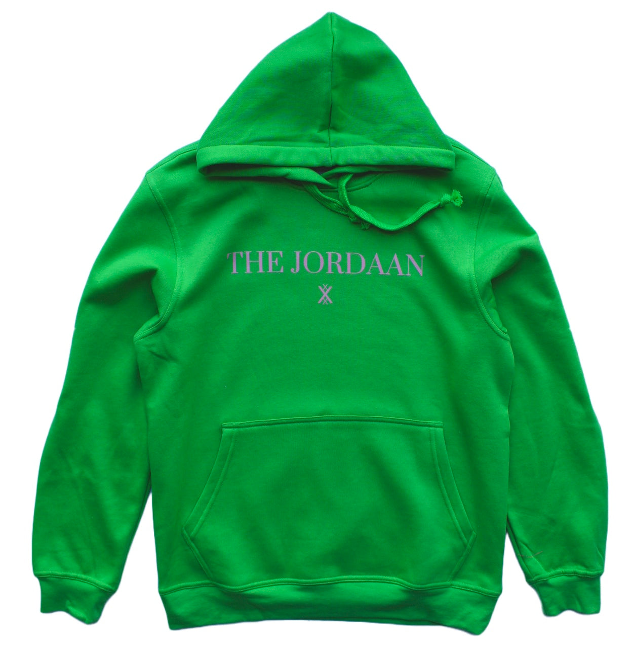 The Jordaan Amsterdam Hoodie, Green Pink 