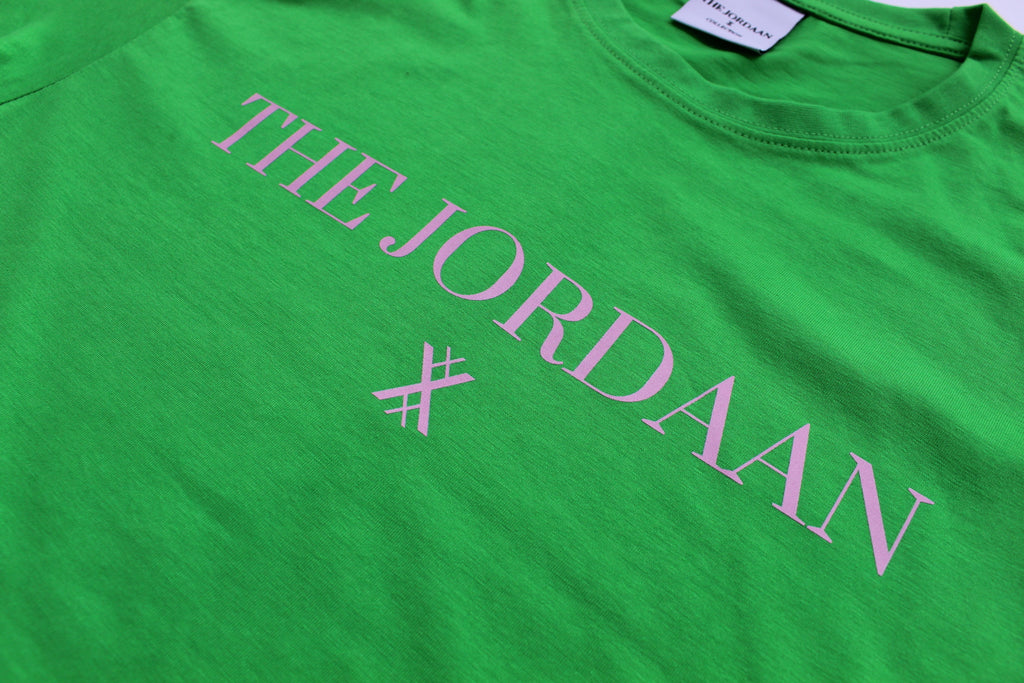 Close Up The Jordaan Amsterdam T-shirt, Green Pink