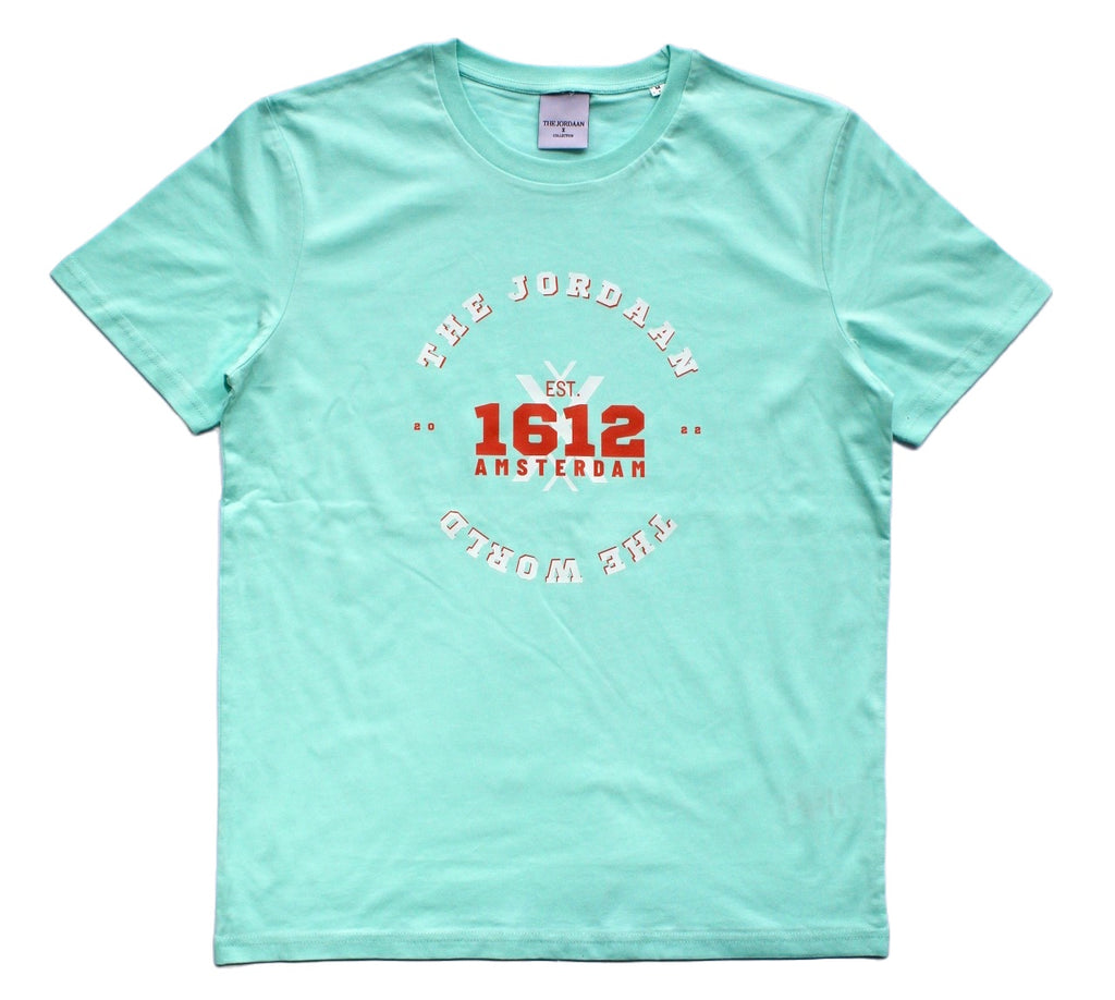 The Jordaan X The World T-shirt, Turquoise